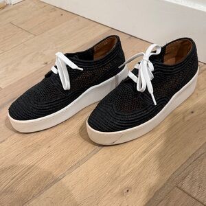 Clergerie Woven Platform Sneakers